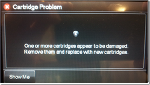 Comment résoudre le problème “cartouches endommagées” sur les imprimantes utilisant les HP 934/950/970