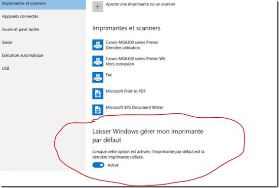 Comment définir une imprimante par défaut sur Windows 10