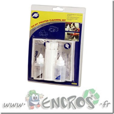 Le kit de nettoyage pour fax jet d’encre et imprimante disponible sur Encros.fr