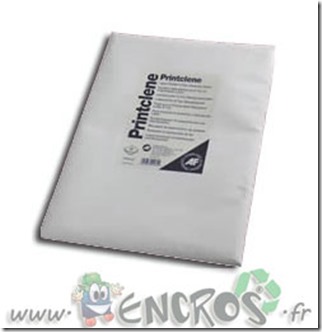 Les feuilles de papier nettoyantes pour imprimantes laser disponibles sur Encros.fr