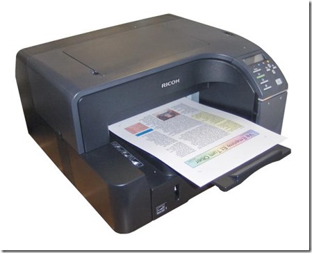 Comment remettre à zéro le collecteur d'encre usagée d’une Ricoh GX2500