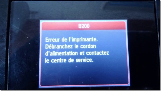 Comment résoudre un problème de type B200 sur vos imprimantes Canon