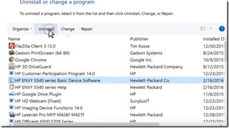 désinstaller-imprimante