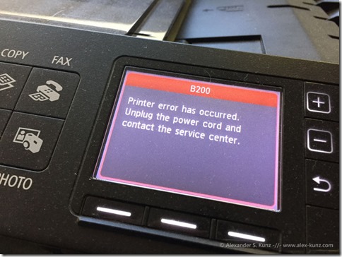 Comment résoudre une erreur B200 sur une imprimante Canon (solutions alternatives)