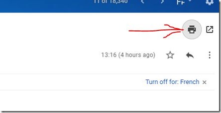Comment imprimer votre email