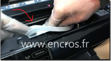 Nettoyez les têtes d’impression d’une HP à têtes fixes