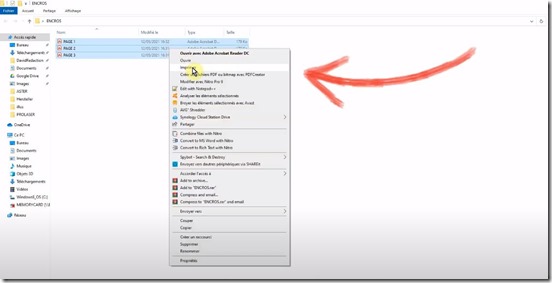 Comment fusionner et imprimer plusieurs documents en PDF